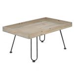 Stolik Ława Wooden Tray Table natural  - Inart 2